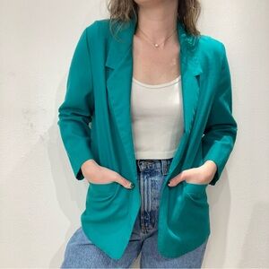 Vintage Teal Blazer